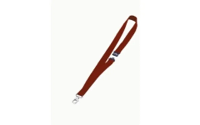 Tekstilhalsbånd Durable 20 Mm Rød Keyhanger