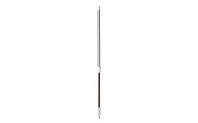 Teleskopskaft 130.5-181 Cm Med Gevind Aluminium Hvid,stk