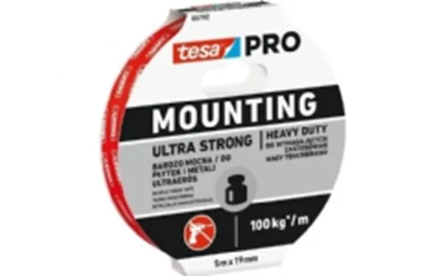 Tesa Tasma Monta .dwustr.pian.5m 19mm Pro Ultra Stærk