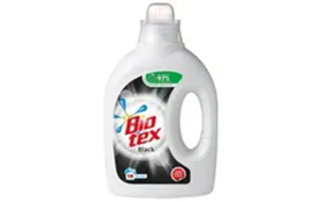 Tøjvask Flydende Bio-tex Black Med Parfume Uden Blegemiddel Optisk Hvid 1250 Ml - 6 Flasker X 1250 Ml