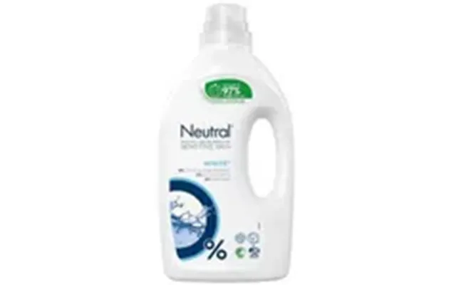 Tøjvask Flydende Neutral White Uden Parfume Blegemiddel Optisk Hvidt 1250 Ml - 6 Flasker X 1250 Ml Karton