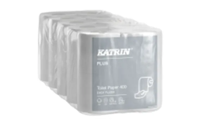 Toiletpapir Katrin Plus Easy Flush 2-lag 50m Hvid Nyfiber - 5 Pakker X 4 Stk
