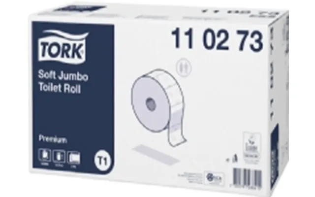 Toiletpapir Tork Jumbo T1 Premium Soft 2-lag Hvid 360m - 6 Ruller Pr