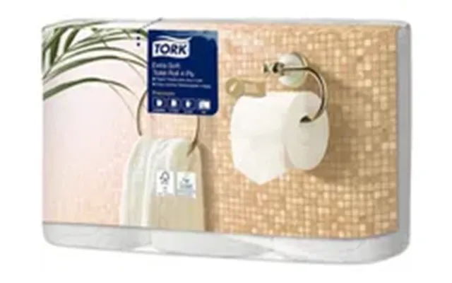 Toiletpapir Tork Premium Extra Soft 4-lag Fsc Nyfiber Hvid - 7 Pakker X 6 Ruller