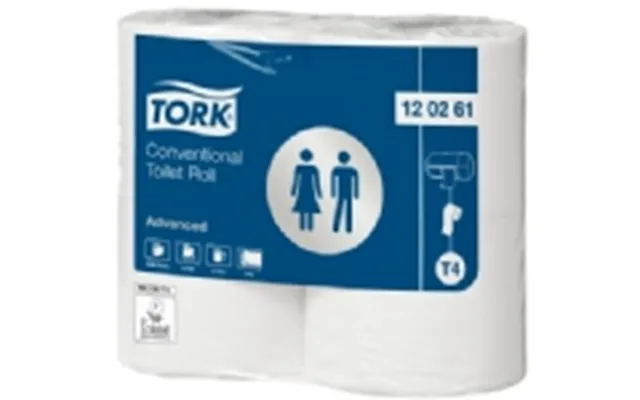 Toiletpapir Tork T4 Advanced 2-lags Hvid - 6 Pakker X 4 Ruller Pr