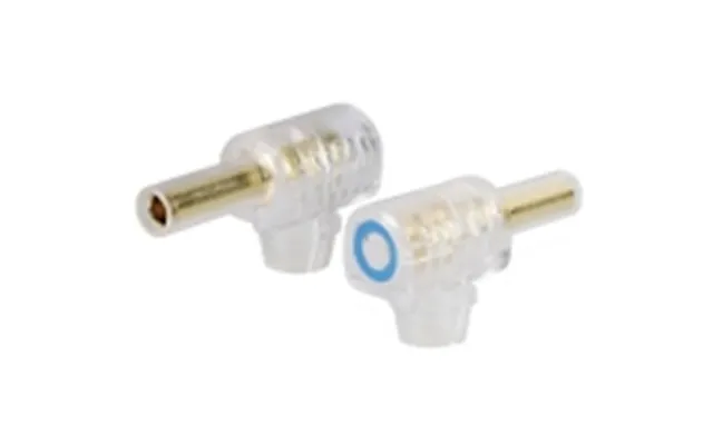 Tru Components Bananstik Tilslutning - Vinklet Stift-diameter 4 Mm Sort 1 Stk