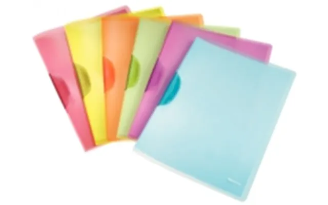 Universalmappe Leitz Colorclip Rainbow A4 Ass. Farver - 6 Stk