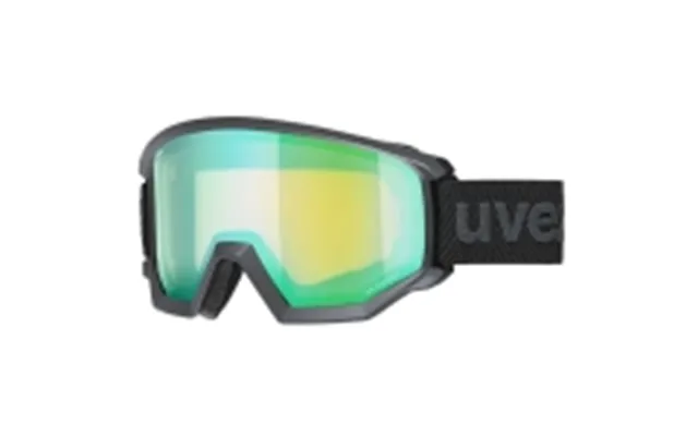 Uvex Ski Eyewear Athletic Fm Black Mat Dl Fm Green-lgl S2 S5505202330 - Uni