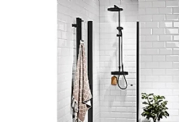 Vetro Svingdør 79x200 - Justerbar Aluprofil, 6mm Hærdet Klart Glas, Easyclean, Lige