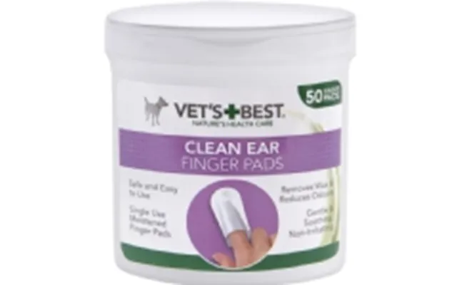 Vets Best Clean Fingertut Til Ørepleje 50 Stk.