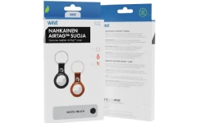 Wave Genuine Leather Odinis D Klas Su Rakt Pakabuku - Apple Airtag