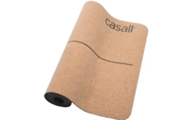 Yoga Mat Natural Cork 5mm Natural Cork Black