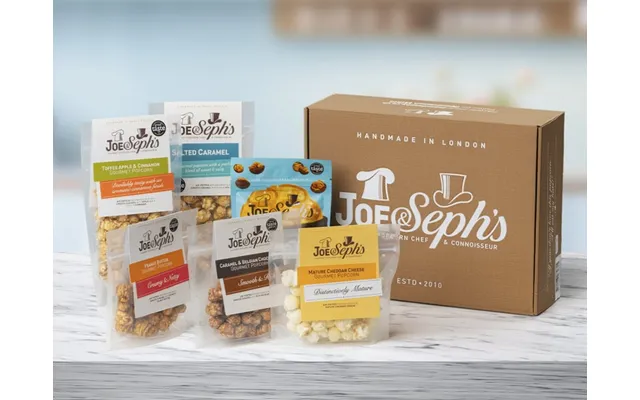 Gaveæske Med Popcorn - Joe & Seph’s