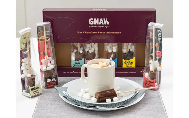 Gnaw Varm Chokolade Smagseventyr 8-pak