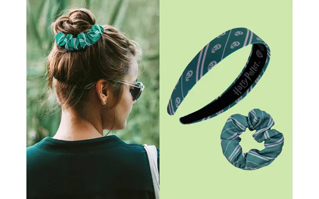 Harry Potter Hårbånd Og Scrunchy - Slytherin