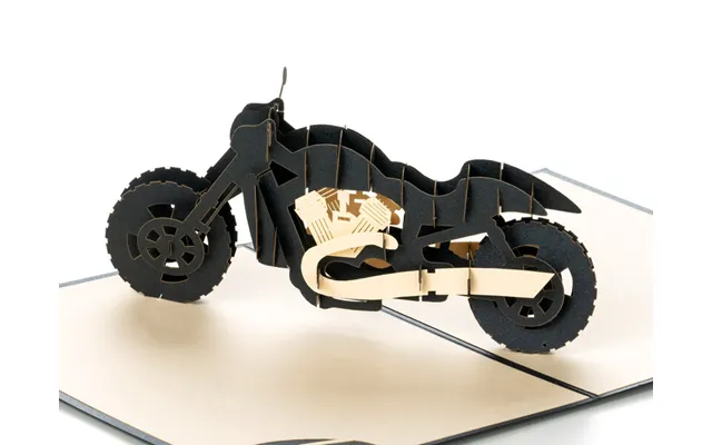 Pop Up-kort - Motorcykel