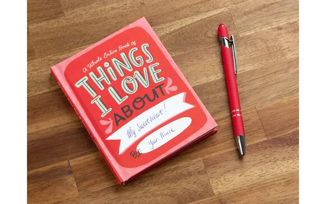 Things I Love About You Udfyld-selv-bog