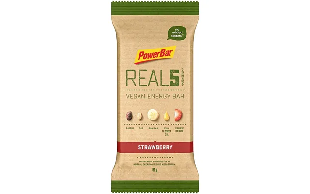Powerbar Real5 Veagan Energy Bar - Strawberry