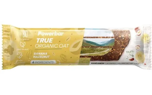 Powerbar True Organic Oat Bar - Banana Hazelnut