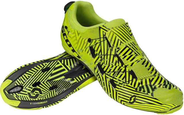 Scott Road Tri Carbon Cycling Shoes - Yellow product image