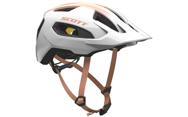 Scott Supra Plus Mips Hjelm - Hvid Lyserød