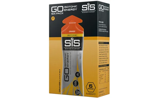 Sis Go Isotonic Energy Gel Appelsin - 6x60ml