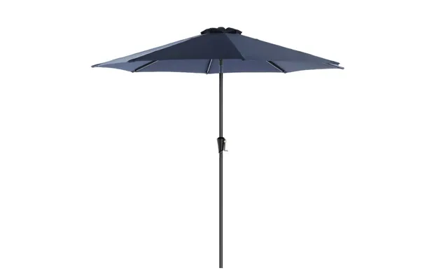 Haveparasol Ø3 M Med Krank - Rund Ø 300 Cm Parasol