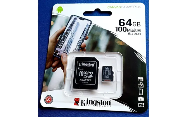 Kingston Microsd 64gb Uhs-i U1 Class10 Sdcs 64gbsp