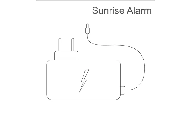 Lysterapilampe - Adaptor Til Lumie Sunrise Alarm