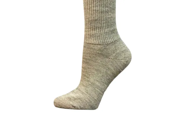 Alpaca Strømper Lysegrå Str. 34-48. Bløde Og Lune 70% Baby Alpaka Og 30% Nylon product image