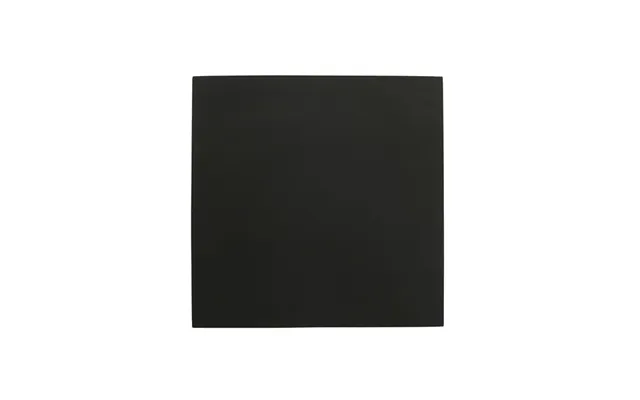 Sej Design Kvadratisk Dækkeserviet 38 X 38 Cm. Sort Gummi Dækkeservietter