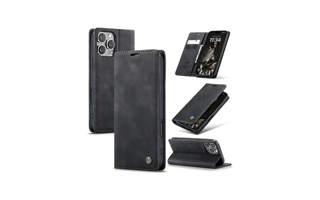 Iphone 13 Pro Max - Caseme Noble Læder Etui Pung