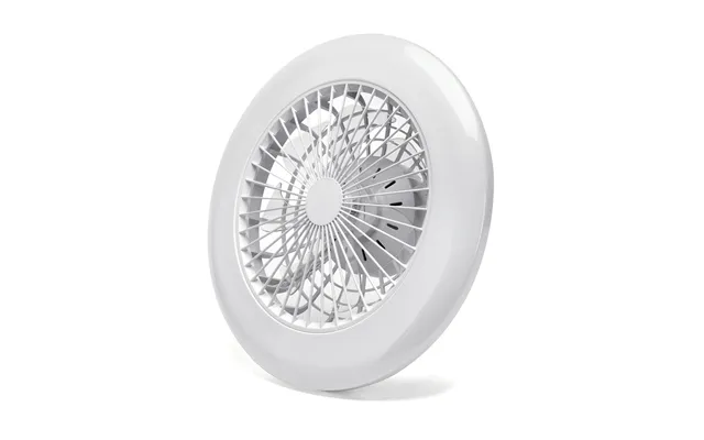 Loftventilator På Ø49 Med Cct Led Lys - Hvid