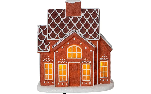 Outlet Eglo Gingerville Honning Kage Hus Med Led Lys Til Batteri