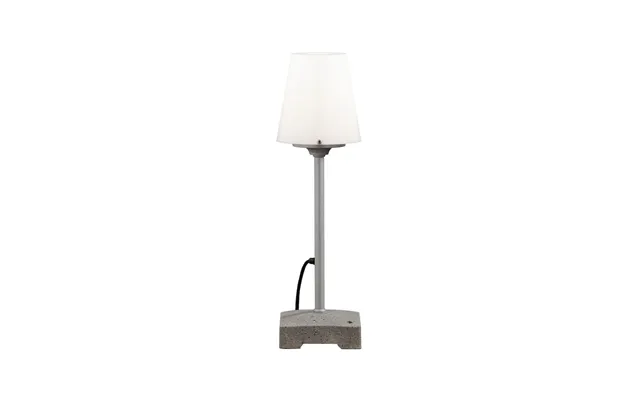 Outlet Lucca Lounge Udendørs Gulv Bord Lampe E27, H59, Ip44 I Grå - Konstsmide product image