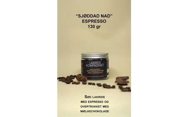 Sjøddad Nad Espresso 130g Lakridskompagniet