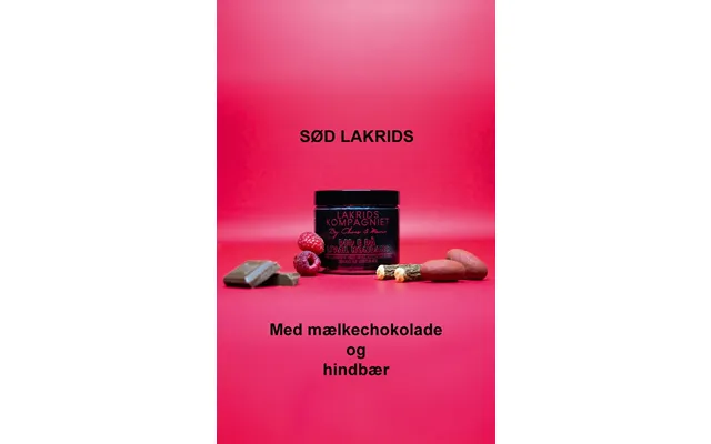 Sød Lakrids Med Chokolade Og Hindbær Lakridskompagniet