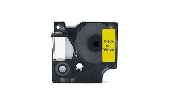 Dymo 45808 Sort På Gul Tape - Kompatibel S0720880 product image