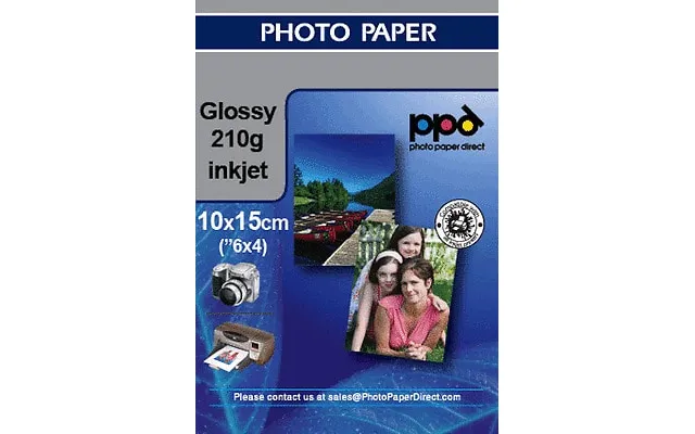 Fotopapir Glossy A6 210 G 100x150mm 50 Stk.