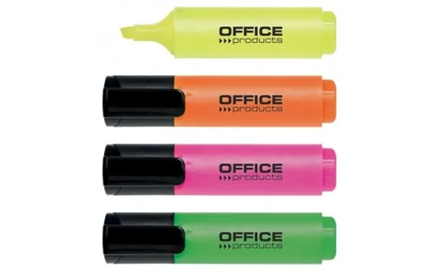 Highlighter Overstregningstusch Sæt 4 Stk I Grøn - Pink