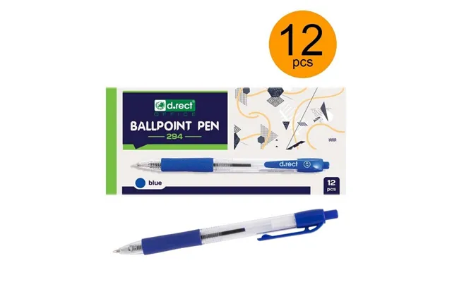 Kuglepen Ballpoint 294 Blå - Pakke Med 12 Stk.
