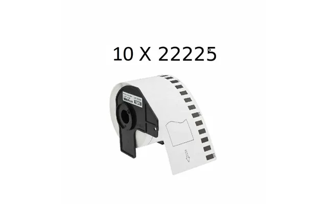Rabatpakke - 10 Stk Brother Dk22225 Etiketter Kompatibel 3.8cm X 30