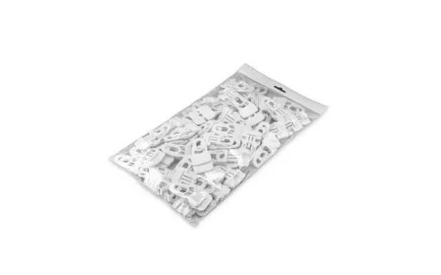 Adam Hall Accessories Midi Clip Whi M50 Ah - Bag Article Midi Clip For Molton White 50 Pcs