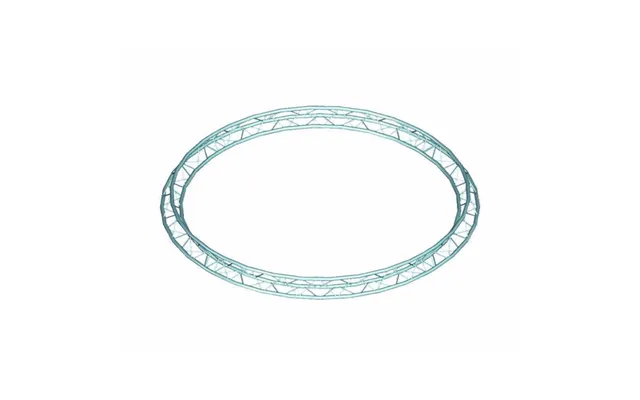 Alutruss 6082 Trekant Truss Cirkel. Spids Op Eller Ned. Indvendig Diameter 2 Meter