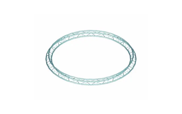 Alutruss 6082 Trekant Truss Cirkel. Spids Op Eller Ned. Indvendig Diameter 3 Meter