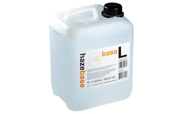 Hazebase Base*l. Vandbaseret Hazevæske. 5 Liter