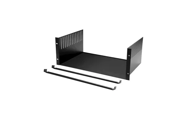 Hylde Med Bøjler For 19 Rack. 4 Unit. Dybde 30 Cm.