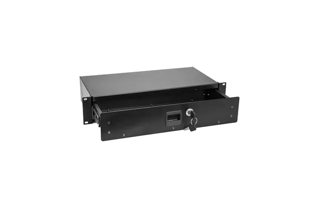 Rackskuffe I Stål. 2 Unit. Dybde 21,5 Cm. Med Lås