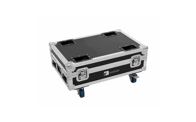 Roadinger Flightcase 4x Akku Bar-6 Glow Qcl Flex Quickdmx With C
