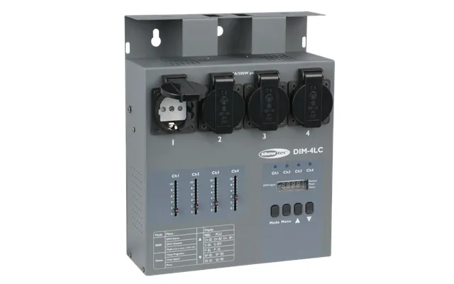 Showtec Dim-4lc 4-kanals Dæmperpakke Med Lokal Kontrol - 3 A Pr